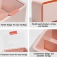 thumbnail image 4 of Caja de almacenamiento de cosméticos de gran capacidad, caja de almacenamiento de cosméticos de escritorio de plástico, caja de almacenamiento Ormromra CPB-DE-LYY664-3, 4 of 5