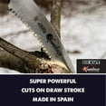 thumbnail image 4 of EZ Kut Kamikaze Max Saw Curved Blade with Scabbard - 19.3 Inch Heavy Duty Pruning Saw - Carbon Hardened Steel Japanese Technology- Best Pruning Saw for Tree Trimming & Branches - Made in Spain, 4 of 10