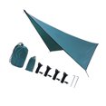 thumbnail image 2 of Yuarrent Toldo impermeable lona al aire libre Campingammock resistente a los rayos UV toldo parasol carpas verde negruzco, 2 of 6