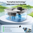 thumbnail image 6 of Vacqueen 10 L Stainless Steel Dog & Cat Water Fountain with Filtration System & Silent Pump, 6 of 16
