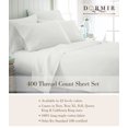 thumbnail image 2 of Dormir Fine Linen 100% Cotton King Sheets Set, 400 Thread Count Sateen, 4 Piece Sheets Set, Color White, 2 of 7