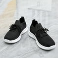 thumbnail image 5 of XIMIN Women's Walking Casual Athletic Slip on Shoes Lightweight Lace-up Tennis Fashion Sneakers Sports Workout Gym Shoes for Running Outdoor Gym Workout, 5 of 9