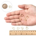 thumbnail image 4 of 5Pair Brass Huggie Hoop Earring Findings with Horizontal Loops Long-Lasting Plated Lead Free & Nickel Free Real 18K Gold Plated 14.7x11.7x2mm Hole: 1.8mm, 4 of 7