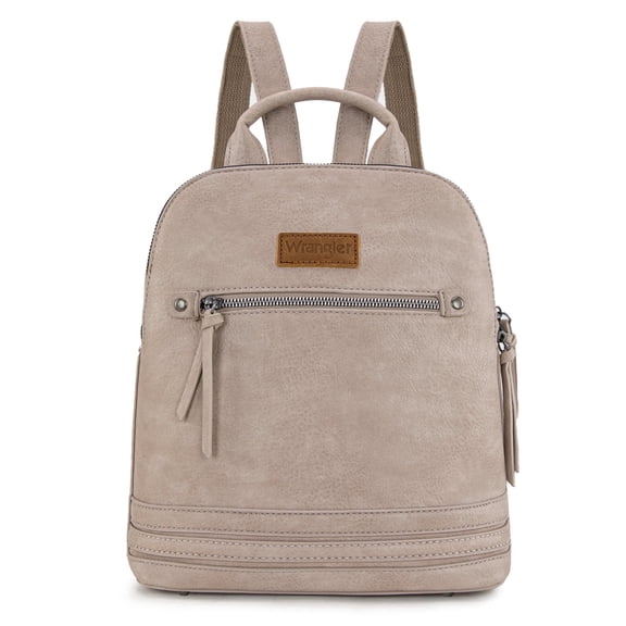 Wrangler Backpack Purse for Women Medium Ladies' Bookbag Travel Work Daypacks Bags, Khaki