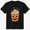 Black-27, variant on Halloween Graphic T-Shirt, Three Simple Ghosts, Spooky Season Short Sleeve Casual Shirt