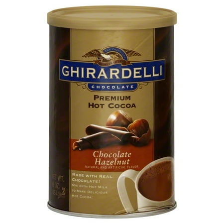 Ghirardelli Hazelnut Hot Cocoa Mix, 16 oz Canister
