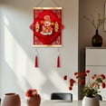 thumbnail image 6 of yotijay Chinese New Year Decoration Traditional The God of Wealth Charm Hanging Ornament, 6 of 9