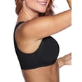 thumbnail image 3 of Women's Bali DF3450 EverSmooth Posture Boost Spacer Underwire Bra (Black 44D), 3 of 9
