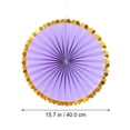 thumbnail image 2 of 6 Pcs Paper Folding Fans Festival Fan Flower Adorns Decorative Paper Fans, 2 of 8