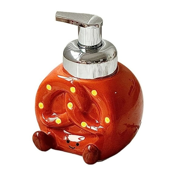 Soap Dispenser 10oz Ceramic Foaming Soap Dispenser with Pump Refillable Lotion Bottle