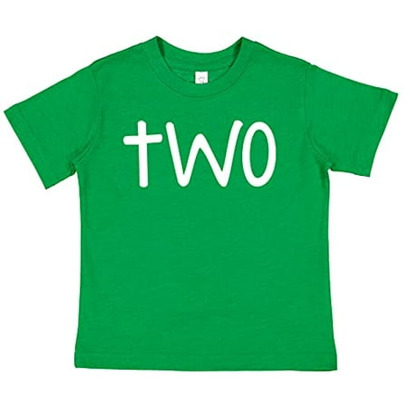 

7 ate 9 Apparel Unisex Kids Two Birthday Shirt for Boys 2 Birthday Shirt 2nd Bday Second Shirts Vintage Green Shirt