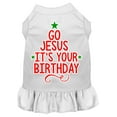 thumbnail image 6 of Christmas Pet Dog  Cat Dress Screen Printed, "Go Jesus, It's Your Birthday", 6 of 11