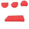 thumbnail image 6 of Stgfyxgs Message Neck Pillow Head Cushion for Massage Table, Lying Down Pillow, PU Leather Massage Headrest Neck Rest Pad for Bedroom Red, 6 of 9