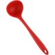 thumbnail image 2 of Cuchara de silicona, cucharón de sopa resistente al calor para servir con mango de revestimiento sólido Cuchara grande roja, 2 of 5