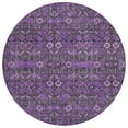 thumbnail image 2 of Addison Rugs Chantille Indoor/Outdoor Transitional Bohemian Purple Washable Round Rug, 8' x 8', 2 of 6