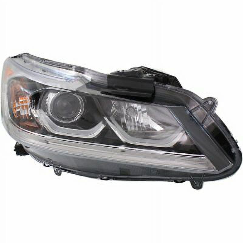 Headlight Compatible With 2016-2017 Honda Accord Right Passenger Halogen With bulb(s) CAPA Certified