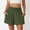 Army Green, variant on FengLS Women's Casual Shorts Smocked Elastic Waistband Summer Fashion Dressy Shorts Comfy Loose Fit Trendy Shorts with Side Pockets Lounge Everyday Wear