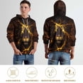 thumbnail image 6 of LAOLIUSN Lion Hoodie Animal 3D Pattern Sweatshirt Hooded Pullover with Pocket S-4XL, 6 of 7