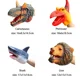 thumbnail image 4 of Hand Puppets Dinosaur head Model Toy T-Rex Dino Jurass Shark Tiger Park Dolls Dinosaur Worlds Soft Plush Toy for Boys Kids Gifts, 4 of 5