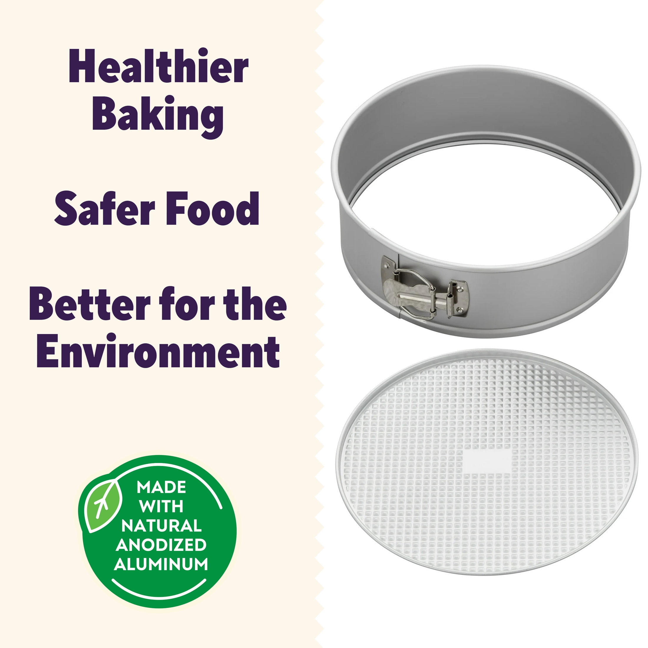 Wilton 9"x3" Aluminum Springform Pan - Thumbnail 5