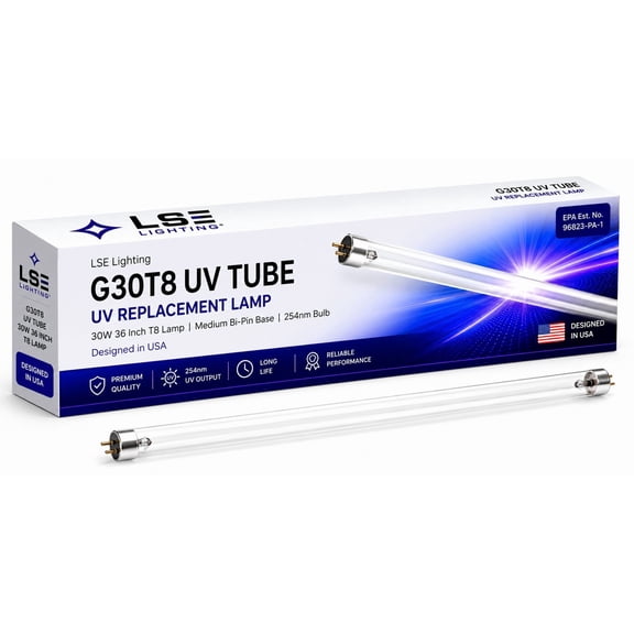 LSE Lighting 30W UV G30T8 Ultraviolet PQ240IL PQ300IL PQ30IL