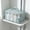 Gray-Free Size/GY, variant on Mesh Makeup Toiletry Storage Bag Large Capacity With Handle Net Organizer Pouch For Travel Gym Bathroom Home Use