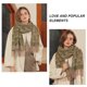 thumbnail image 5 of Bufandas a cuadros escoceses para mujer en invierno, bufandas largas para mujer con flecos, bufandas súper suaves para mujer en invierno, 5 of 5