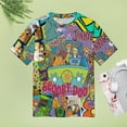 thumbnail image 5 of Scooby Doo Womens T-shirts Crewneck Shirts Blouse Short Sleeve Tee Shirts Girls Tops S, 5 of 8
