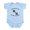 Sky Blue, variant on CafePress - Lifting Is In My Blood Body Suit - Baby Light Bodysuit, Size Newborn - 24 Months