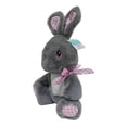 thumbnail image 2 of Way to Celebrate Medium Soft Plush Bunny grey 10inch, 2 of 3