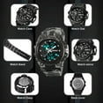 thumbnail image 5 of SKMEI Mens Digital Watch Sport Waterproof Watch Analog Military Tactical Watches LED Backlight Alarm Stopwatch Wrist Big Face Watches, 5 of 6