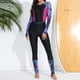 thumbnail image 2 of MKLEKYY Trajes De Baño Mujer Curvy Women'S Summer Fashion Zipper One Swimsuit Sports Surf Wear Sun Protective Wetsuit, 2 of 6