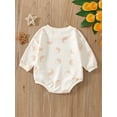 thumbnail image 3 of Bagilaanoe Newborn Baby Girl Boy Rompers Tai Chi Diagram/Tree Print Long Sleeve Bodysuit 6M 12M 18M 24M Infant One Piece Jumpsuit, 3 of 7
