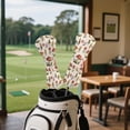 thumbnail image 3 of Uorisanigo Golf Club Head Covers for Driver, Fairway Wood and Hybrid Soft PU Leather 3 Pack Aesthetic Mushroom Golf Club Head Covers for Men Women, Essential Golfs Accessories, 3 of 7