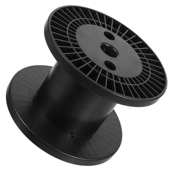 Masteelf Black Plastic Cable Storage Reel for Wire Management and Cord Organizing Use Lightweight Portable