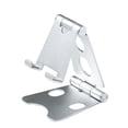 thumbnail image 1 of Soporte de tableta de teléfono de aleación de aluminio Soporte de soporte de soporte móvil antideslizante universal de escritorio Reemplazo para iPhone kenally PJ7730-02, 1 of 2