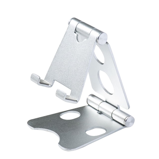 Soporte de tableta de teléfono de aleación de aluminio Soporte de soporte de soporte móvil antideslizante universal de escritorio Reemplazo para iPhone kenally PJ7730-02