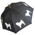 thumbnail image 2 of The San Francisco Umbrella Company Pug Dog Silhouette Umbrella- 40", Blue, 2 of 4