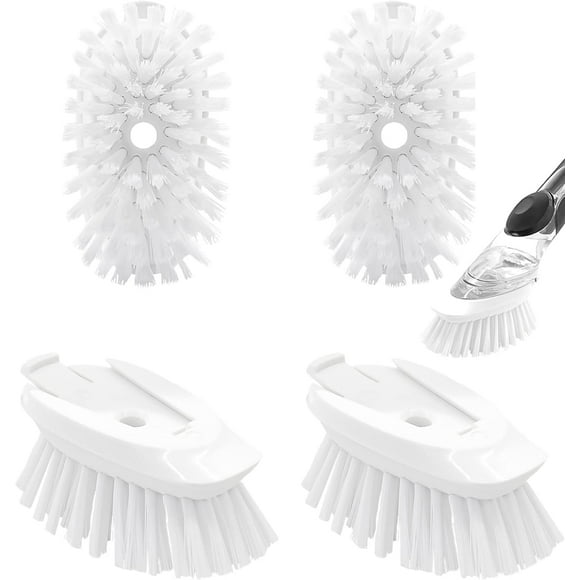 Recambio de cepillo para platos OXO Pamrack, paquete de 4