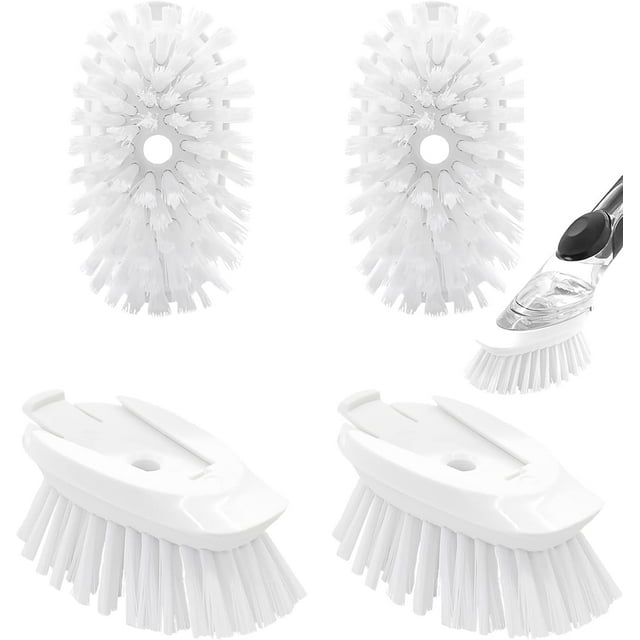 Recambio de cepillo para platos OXO Pamrack, paquete de 4