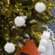 thumbnail image 1 of Christmas White Decoration 3pcs Boutique Bead Chain Foam Christmas Set Christmas Tree Hanging Decoration Scene Layout, 1 of 6