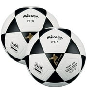 Mikasa FT5 Goal Master FIFA Soccer Ball Size 5 Official FootVolley Ball 2 Pack