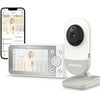 CHILLAX Daily Baby DM640 - WiFi Baby Monitor with Camera & Control Unit, 4.3" Screen, HD Camera, Privacy Protection Switch, WiFi Remote Streaming, 2-Way Audio, Night Vision - Powered by 5GenCare
