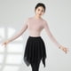 thumbnail image 4 of Traje de baile latino para mujer adulta, camiseta de manga larga, ropa de práctica de baile, ropa de baile modal negra, cuerpo, 4 of 5