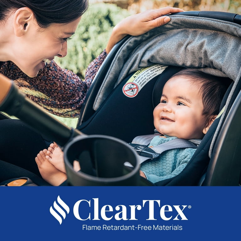 Chicco KeyFit® Max Zip ClearTex® Extended-Use Infant Car Seat and Stay-in-Car Base - Apex (Black)