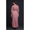 thumbnail image 2 of Bimba Rayon Leaf Leaves Printed Women Long MaxiDressGown With Side Slit-XSmall, 2 of 6