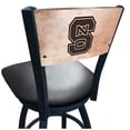 thumbnail image 2 of L038 North Carolina State 25" Swivel Counter Stool with Black Wrinkle Finish and a Laser Engraved Back, 2 of 2