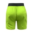 thumbnail image 4 of Aayomet Running Shorts for Men Solid Short Pant Elastic Waist Short Pant Pocket Short (Green, XXL), 4 of 5