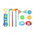 thumbnail image 2 of Kids Golf Clubs Set, Golf Toy with 1 Golf Cart, 3 Golf Clubs, 2 Flag , 2 Ball Holder & 3 Balls, Early Educational, Outdoors Exercise Toy for Kid Ages 1, 2, 3, 4, 5 Years Old, Boys & Girls, 2 of 6