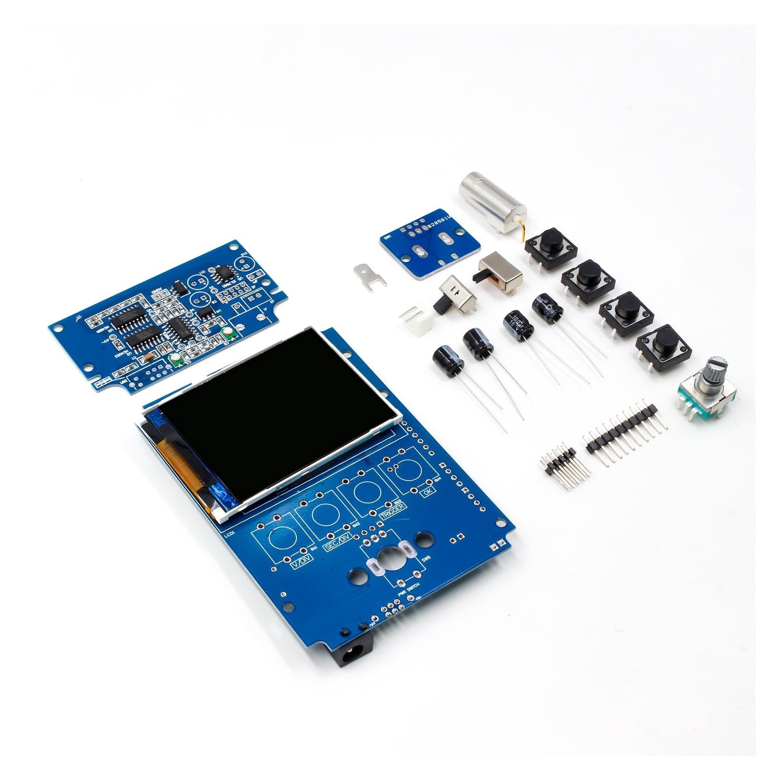 Digital Handheld Pocket Oscilloscope Kit 1MSa/s 200KHz Analog Bandwidth Support 80KHz PWM And Firmware Update ,Professional Designed